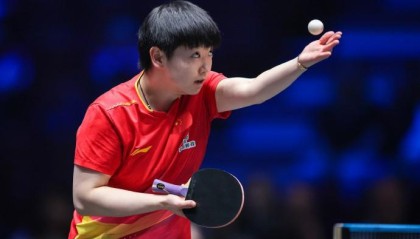 孙颖莎4-1战胜陈熠，晋级欧洲大满贯女单决赛